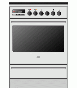 Atag FK611L Fornuis met infra/hetelucht oven en `Cook-light` kookplaat, luxe uitvoering Onderdelen Koken