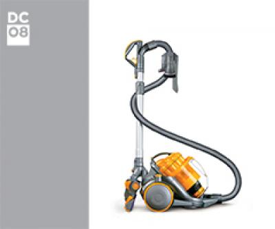 Dyson DC08 09921-01 DC08 Allergy Turbine Euro 09921-01 (Dark Steel/Arctic Green) Stofzuiger Parket-zuigmond