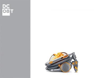 Dyson DC08 Telescope 08262-03 DC08T Allergy Euro (Steel/White) onderdelen