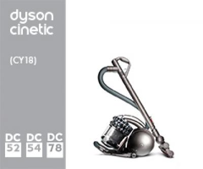 Dyson DC52/DC54/DC78/CY18 03884-01 DC52 Allergy Parquet Euro 103884-01 (Iron/Bright Silver/Satin Fuchsia & Blue) 1 Stofzuiger Pistoolgreep