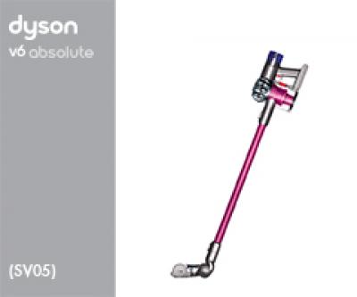 Dyson SV05 04325-01 SV05 Absolute Euro 204325-01 (Iron/Sprayed Nickel/Fuchsia) 2 Stofzuiger Elektronica