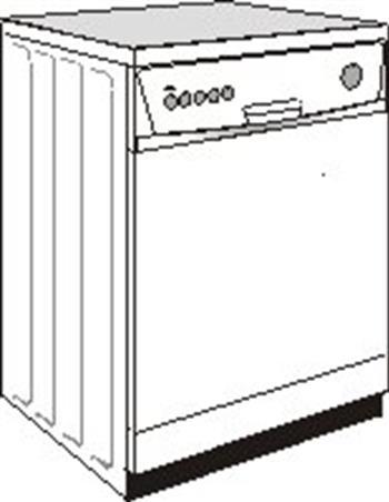 Krting WQP12-9026A/01 KGI600W 176356 Vaatwasser Niveaukamer