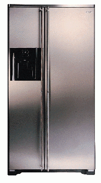 Pelgrim C22C/RVS-F Koel/vriescombinatie, Side-by-Side model Verlichting Ledverlichting