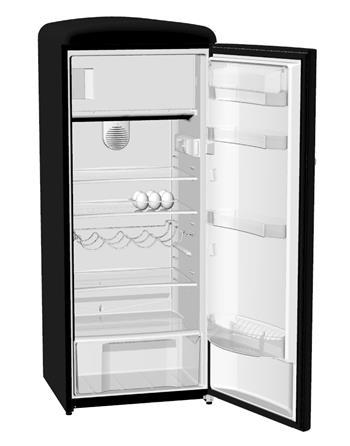 Sibir HTS2967F/01 OT272BL 444821 Koelkast Deurscharnier