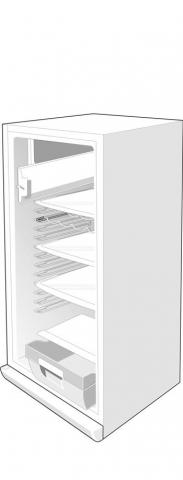 Smeg HDVS2866/00 S28J 172018 Koelkast Scharnier