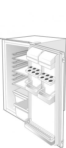 Smeg HI1526/04 UKFL164AP 285268 Diepvriezer Fitting