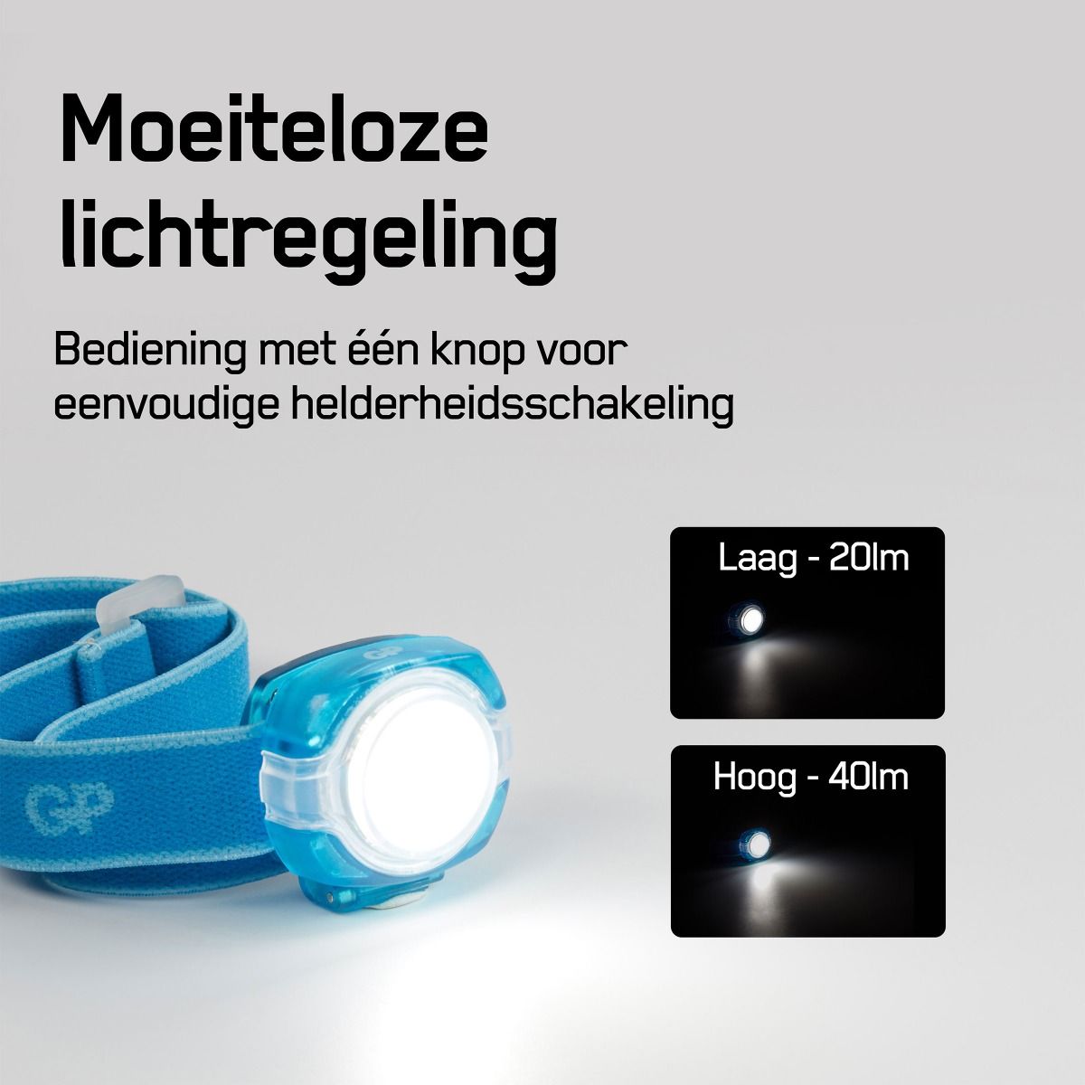 Hoofdlamp CH31003 blauw lichtregeling